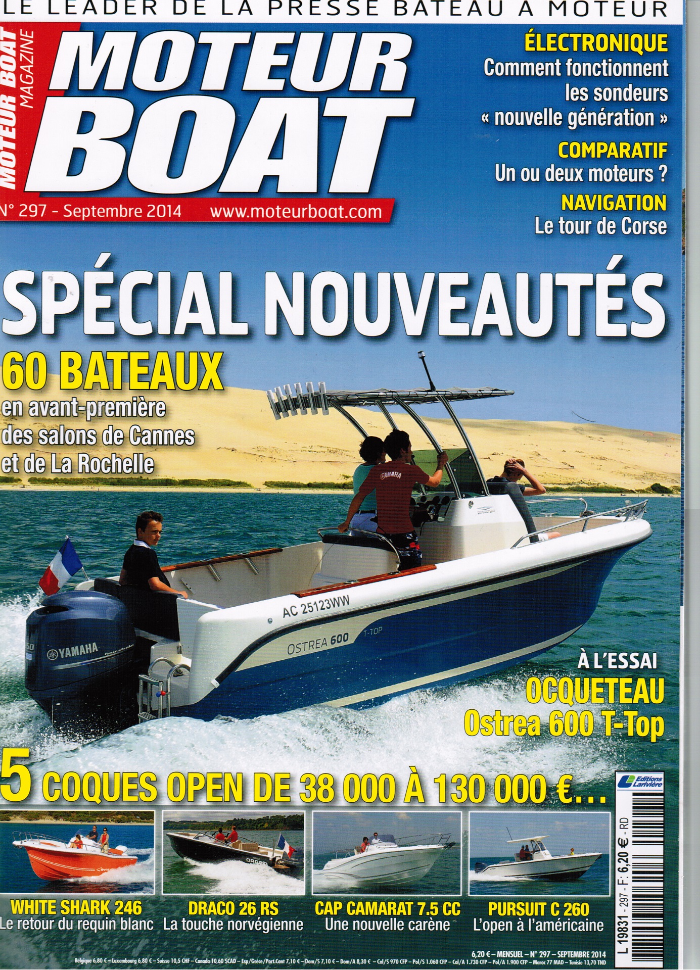 Prueba del nuevo OSTREA 600 T-Top en la revista francesa Prueba del nuevo OSTREA 600 T-Top en la revista francesa