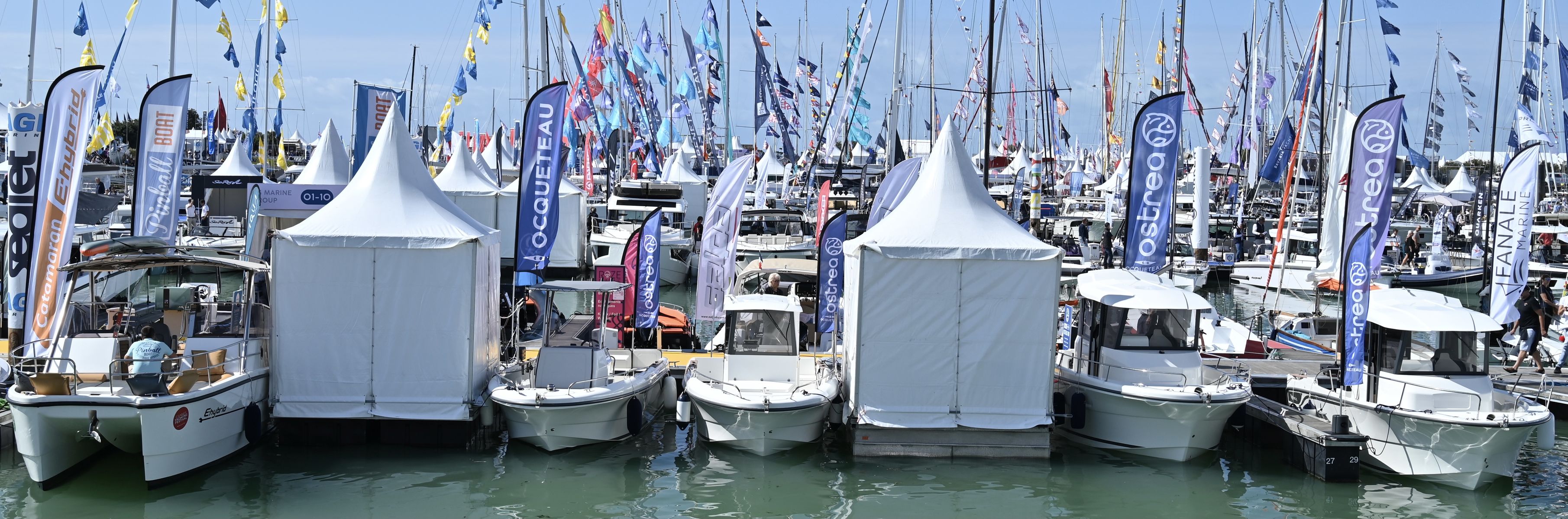 Gamme Ocqueteau et Pinball Boat réunies au Grand Pavois